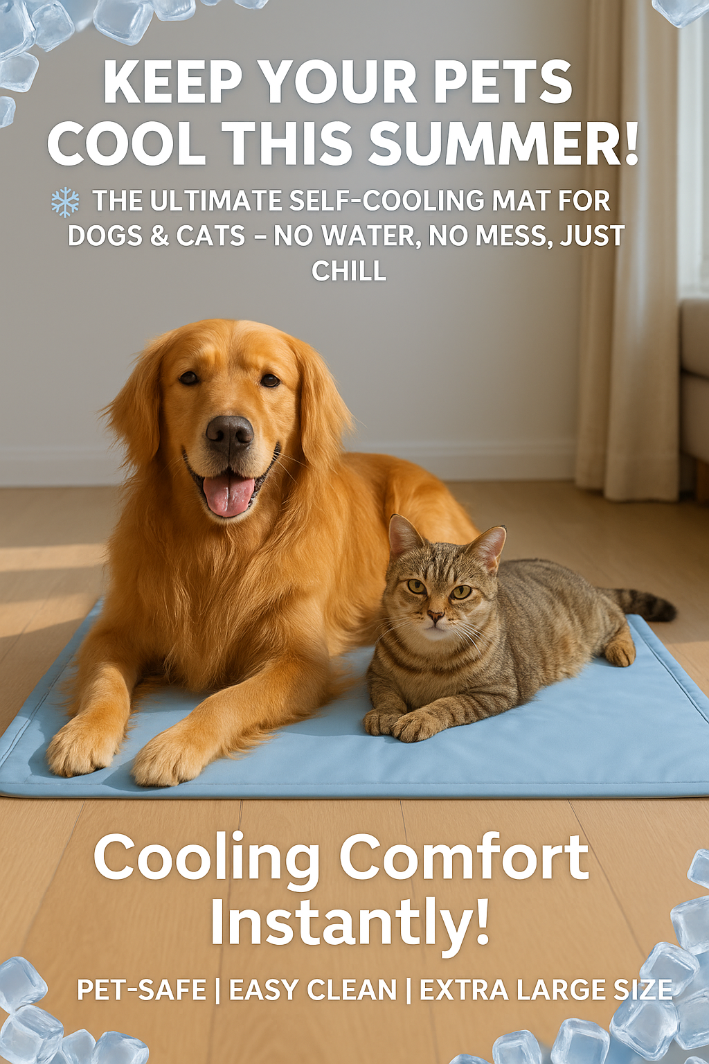 Pet Cooling Pad – Dogs & Cats