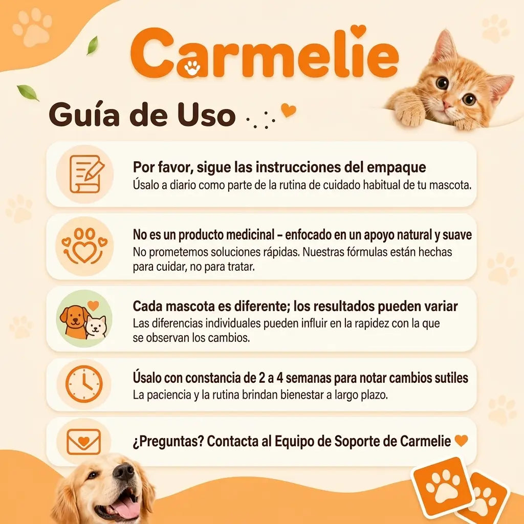 Carmelie - Evitale infecciones a tu Mascota