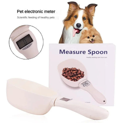 Smart Pet Food Measuring Scoop — Digital Scale for Precise Feeding (g, ml, cup, oz)