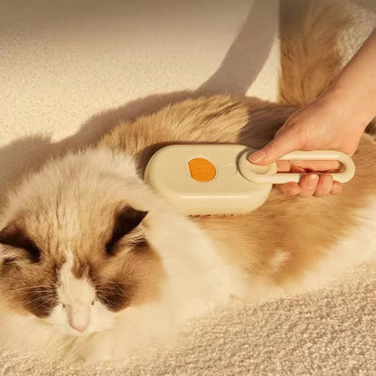 3-in-1 Pet Steam Grooming Brush