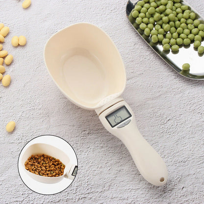Smart Pet Food Measuring Scoop — Digital Scale for Precise Feeding (g, ml, cup, oz)