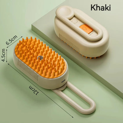 3-in-1 Pet Steam Grooming Brush
