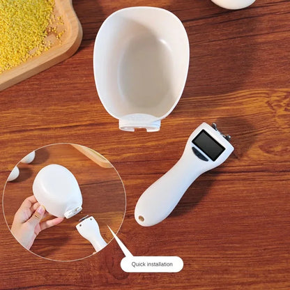 Smart Pet Food Measuring Scoop — Digital Scale for Precise Feeding (g, ml, cup, oz)